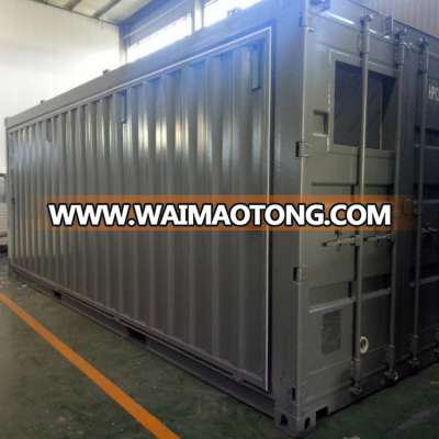 AS/NZ standard modified shipping modular container shop with two sides open