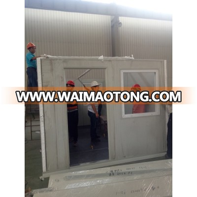 Prefabricated folded easy packing and assemble container house