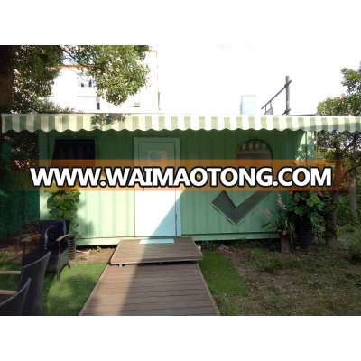 Green 20ft modified shipping container house