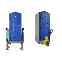 Light outdoor portable toilet cabin,economical temporary mobile toilet